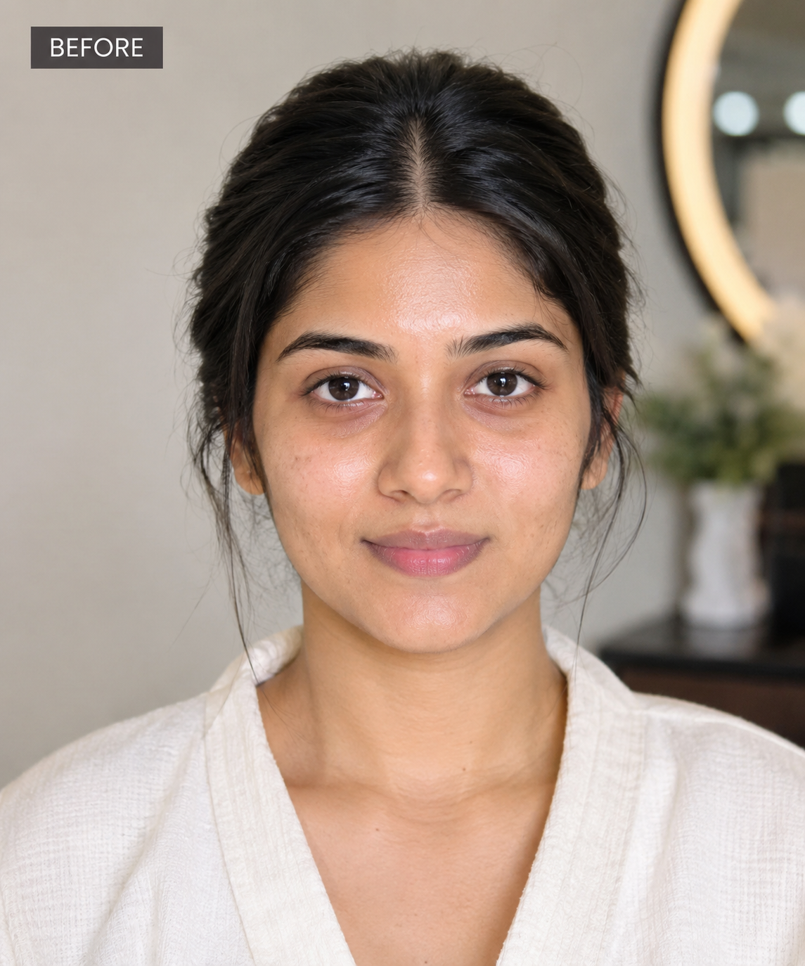 Before makeup